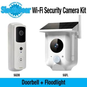 SG Doorbell Cam plus Solar Floodlight Camera