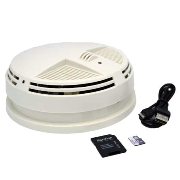 Xtreme Life 4K Night Vision Smoke Detector Side View - Image 3