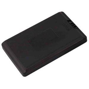 A black rectangular battery pack designed for LawMate PV-500 Series, shown on a white background.