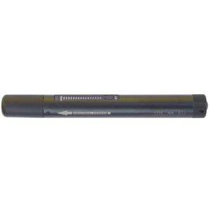 The iProtect Detection Wand has a black cylindrical body with an adjustment dial and clear markings for precise detection.