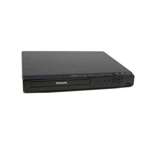 Philips Blu-Ray Player with a front-loading disc tray and control buttons, designed for media playback.