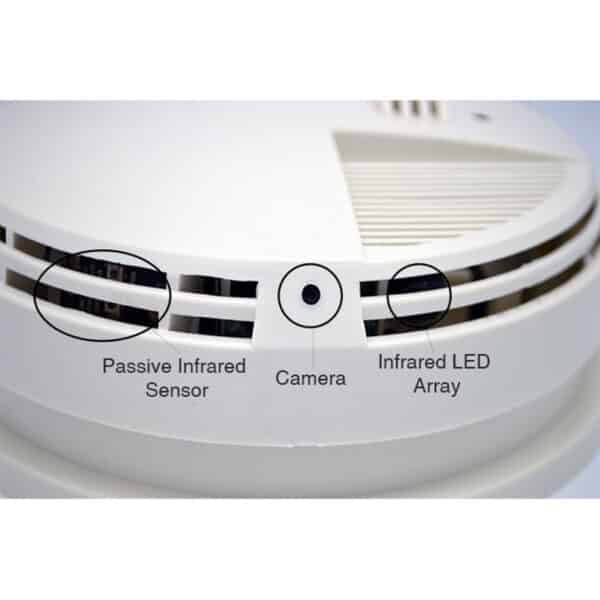 Xtreme Life 4K Night Vision Smoke Detector Bottom View - Image 6