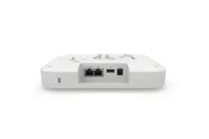 Back view of the Firewalla Access Point 7 Ceiling with two Ethernet ports, reset button, and power input.
