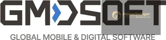 Logo of GM Soft, a company specializing in global mobile and digital software solutions.