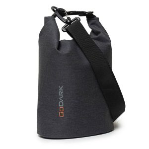 GODARK waterproof bag with a black strap and a secure closure mechanism.