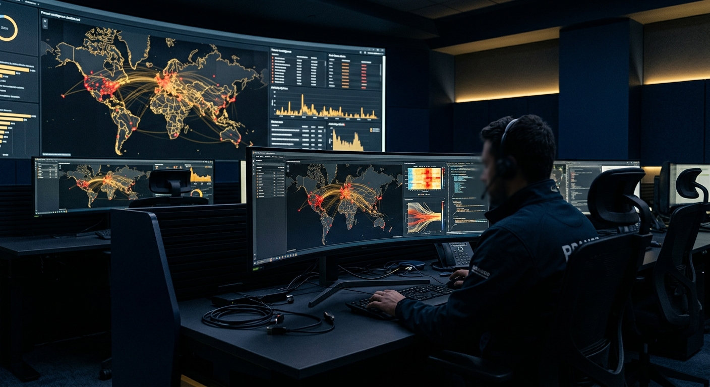Cyber security operations center defending against ransomware
