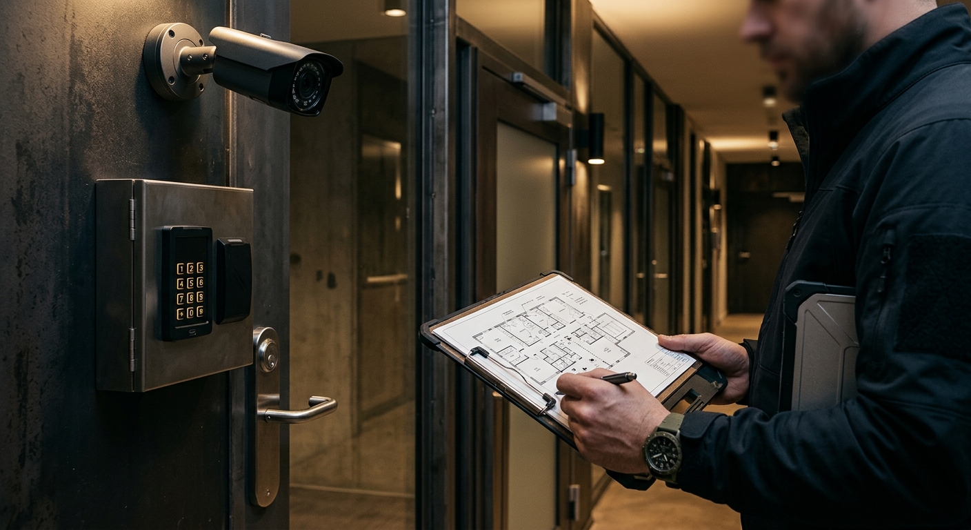 Physical security assessment of a facility