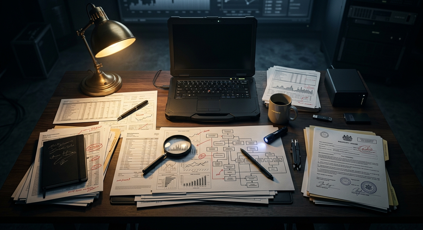 Forensic asset tracing analysis of concealed bankruptcy assets and fraudulent transfers