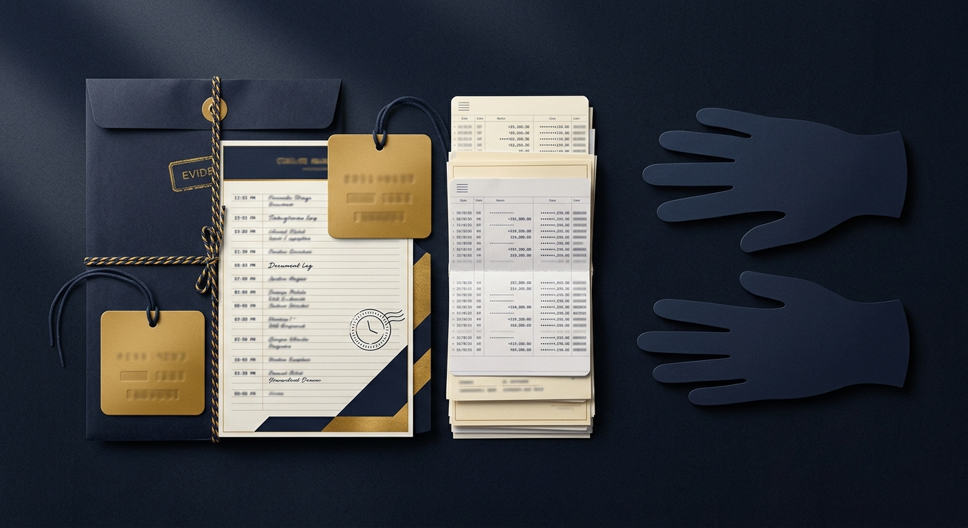 Chain-of-custody documentation for a stolen property recovery case