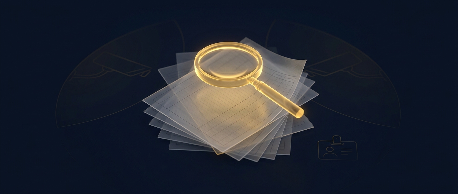 Analyst workstation correlating a cannabis inventory ledger, point-of-sale data, and access-badge logs across overlapping timelines in navy and gold