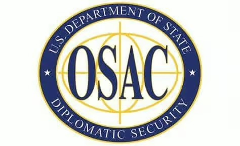 U.S. Department of State OSAC Diplomatic Security logo