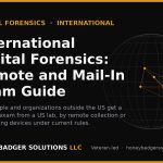 International Digital Forensics: Remote and Mail-In Exam Guide